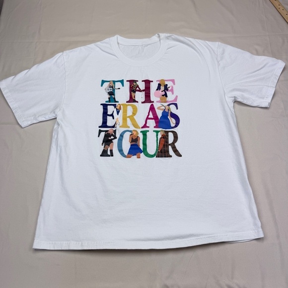 Taylor Swift Tops - Taylor Swift White 'The Eras Tour' Short Sleeve Tee